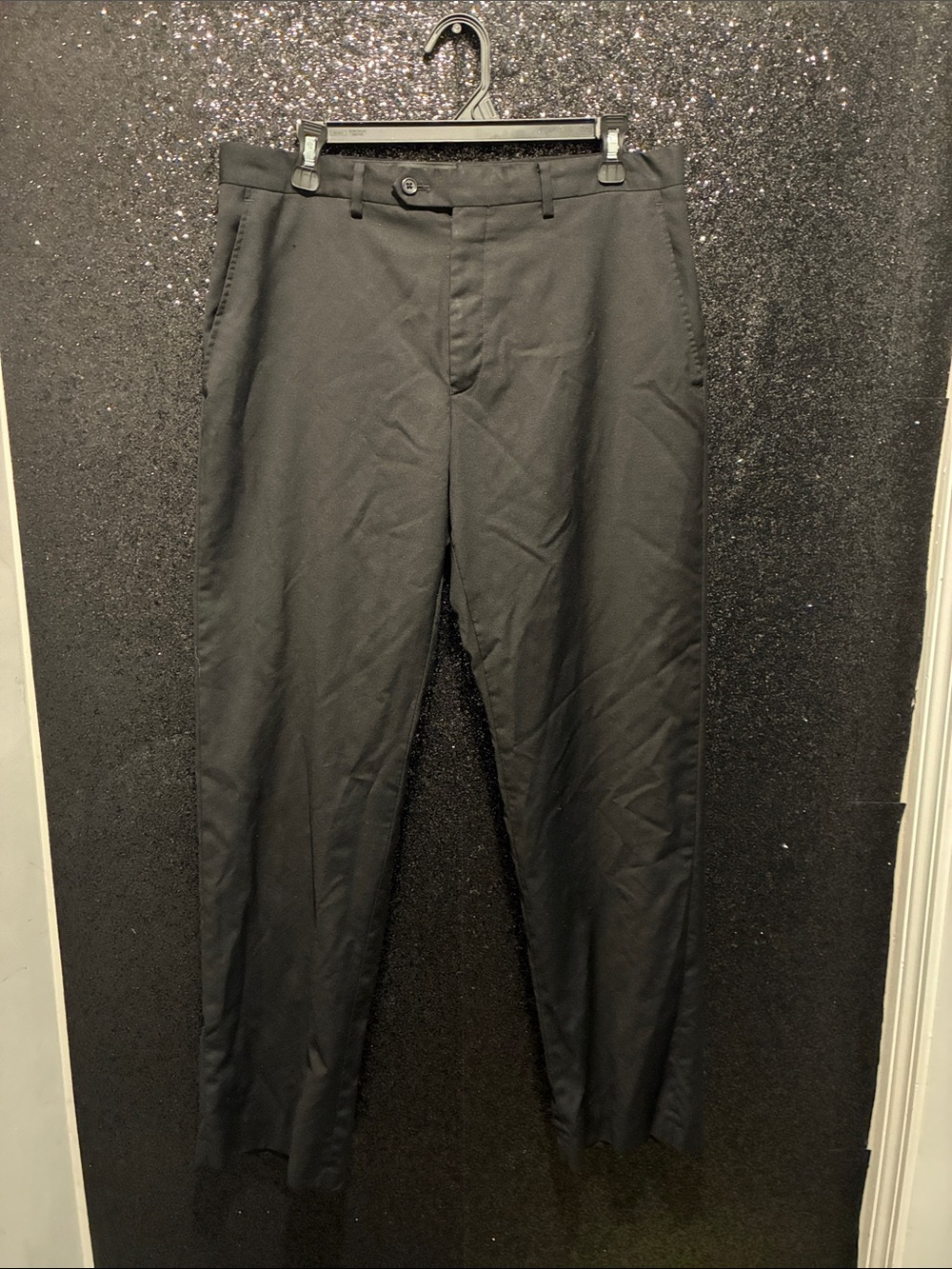Alfani Black Men's Dress Pants - Straight Tailored Cut